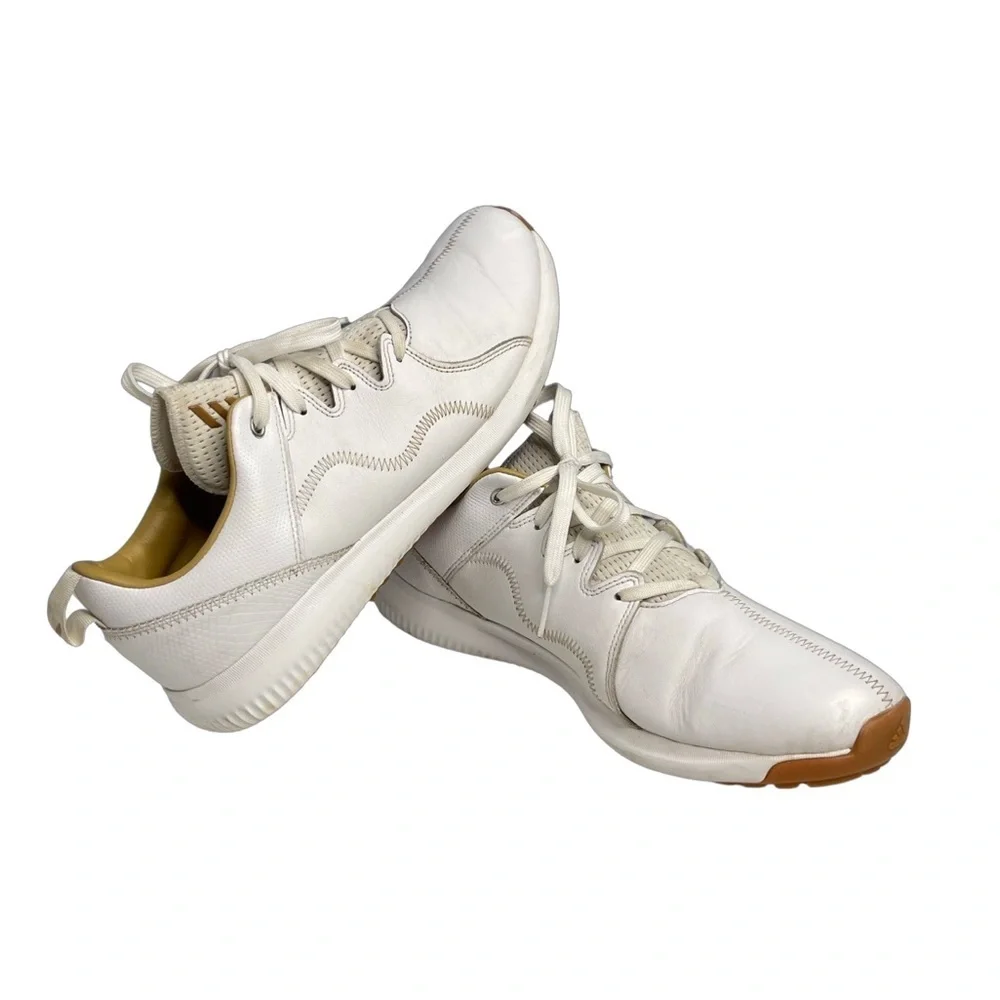 Adidas Men's Adicross Ppf Golf Shoe White Leather Size 12